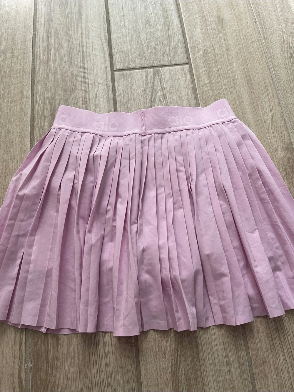 Alo Yoga Aces Pleated Tennis Skirt Skort Sugarplum Pink Sz S 4-6 W6235R